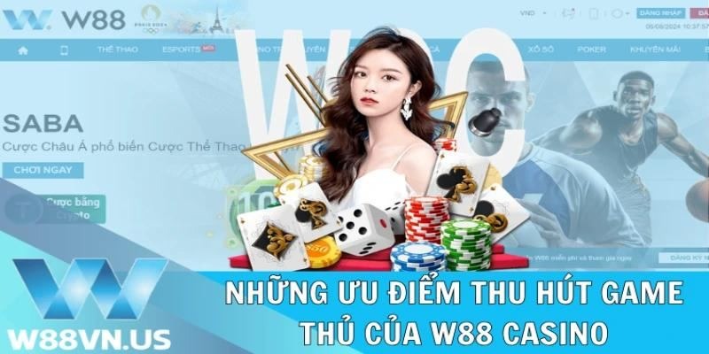 Các trò chơi được yêu thích nhất tại W88